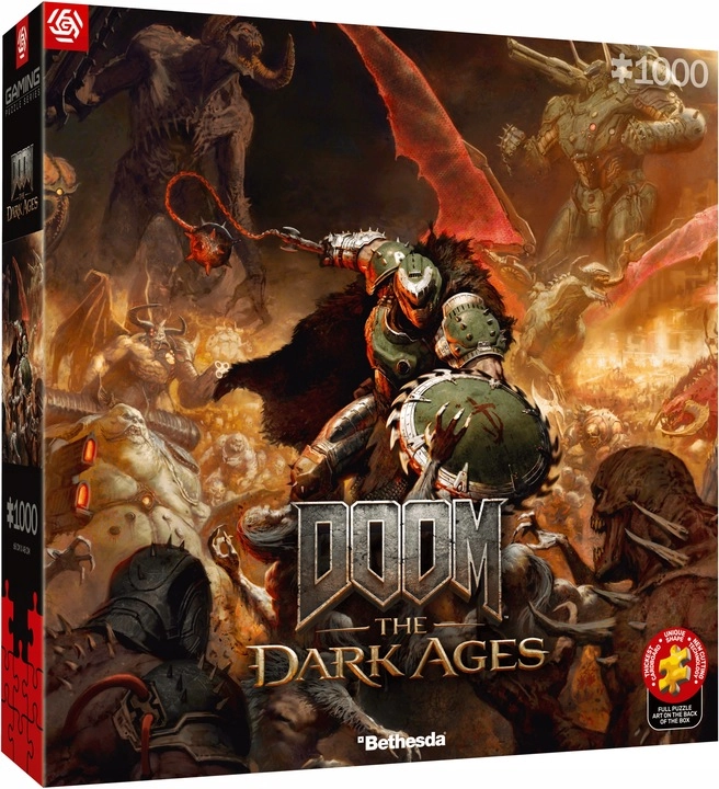 Puzzle Good Loot Doom The Dark Ages Slayer's Rage Gaming Puzzle 1000 elementów