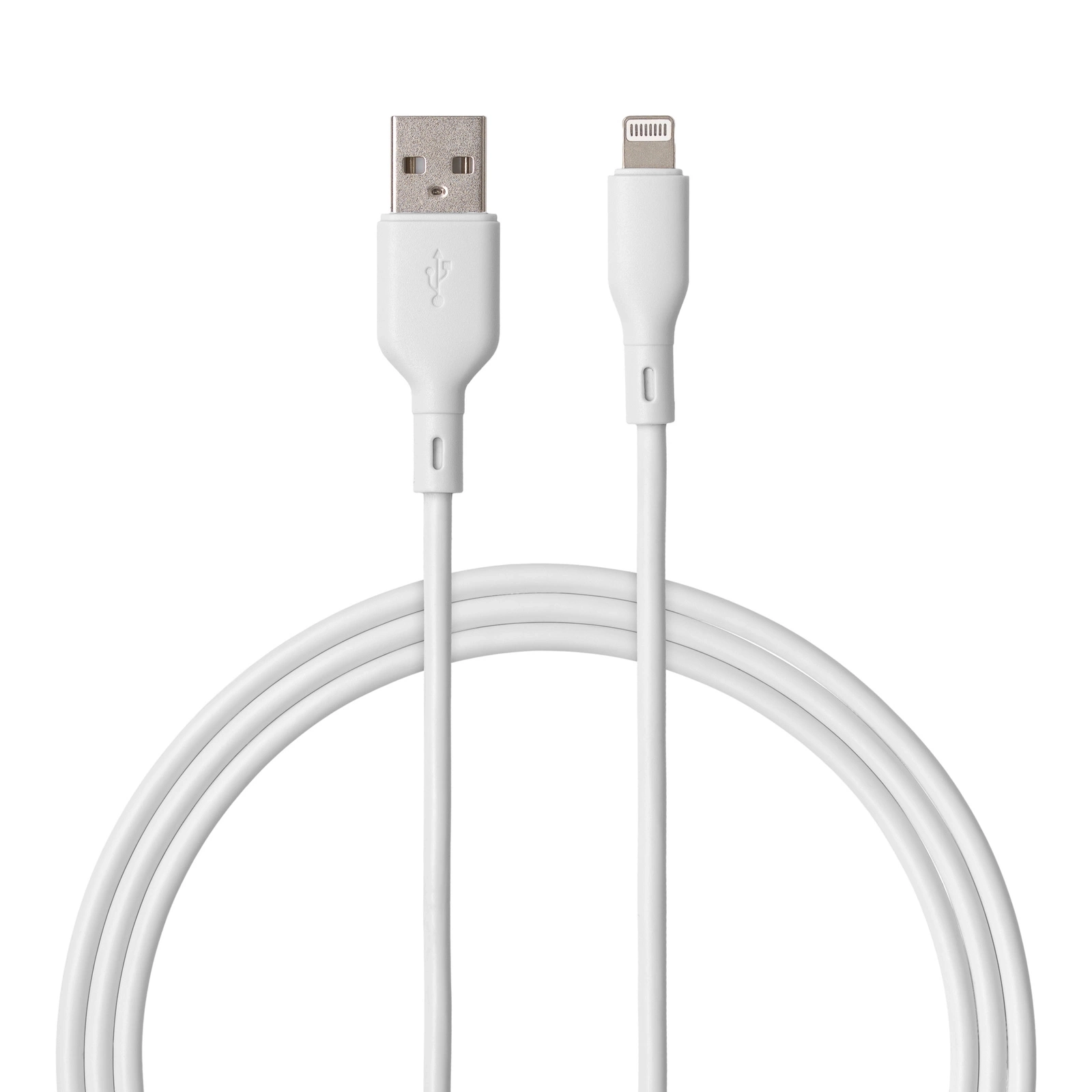 Kabel QUALO USB do Lightning 1,5m 2,4A Biały