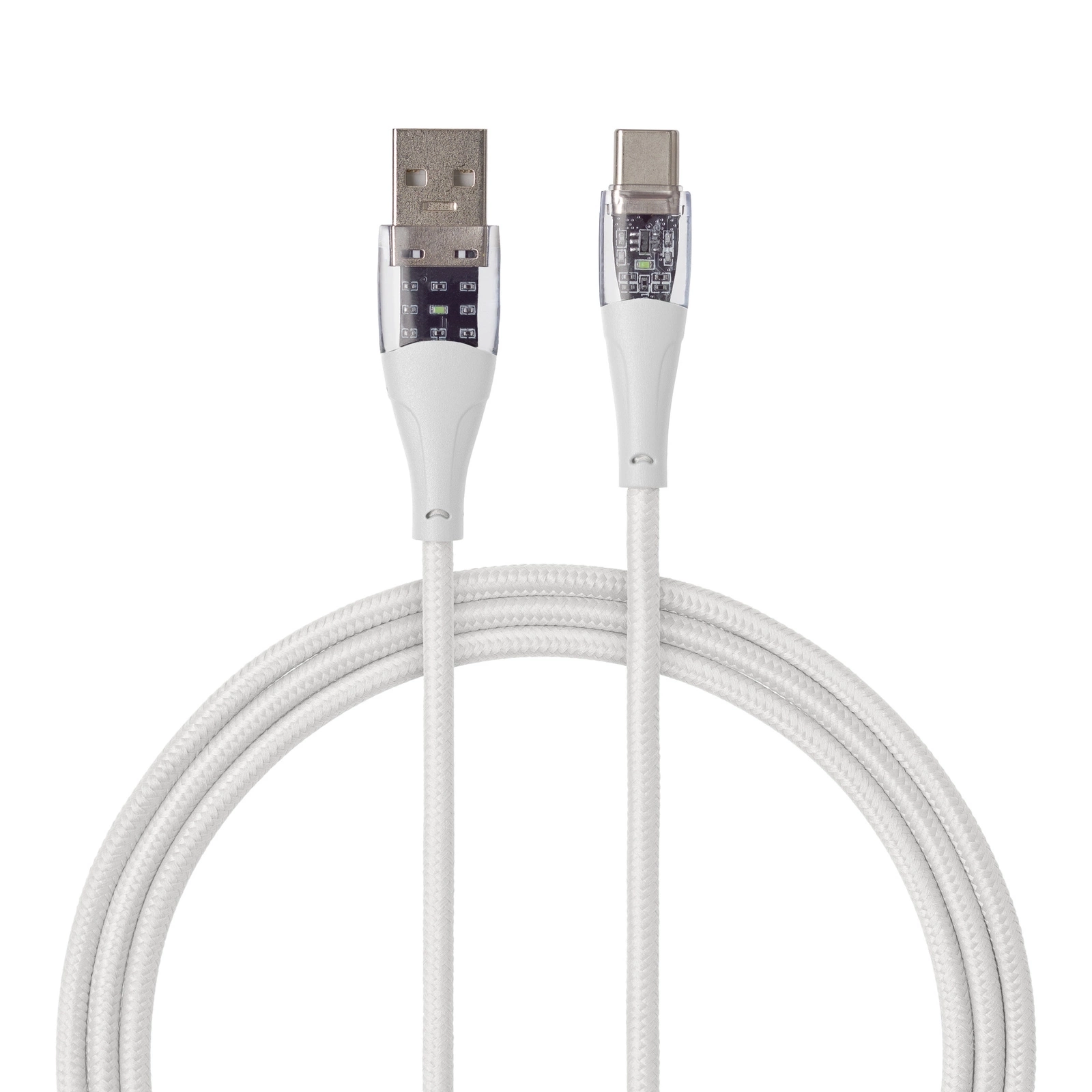 Kabel QUALO USB do USB-C 1,5m 3A Biały
