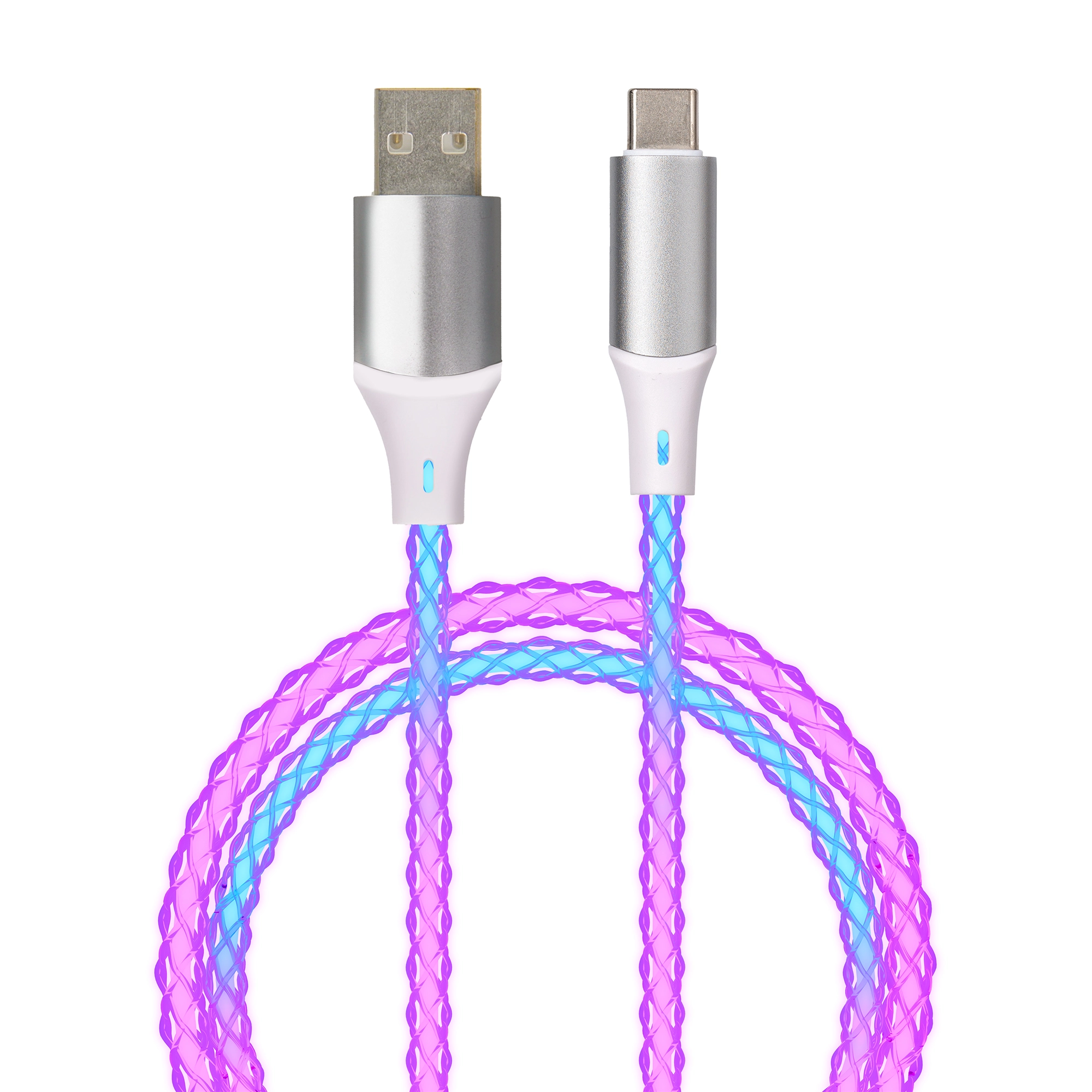 Kabel QUALO USB do USB-C 1m 3A Kolorowy