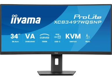 Monitor iiyama ProLite XCB3497WQSNP-B1 34" 3K VA 120Hz 0,4ms Zakrzywiony
