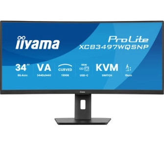 Monitor iiyama ProLite XCB3497WQSNP-B1 34" 3K VA 120Hz 0,4ms Zakrzywiony