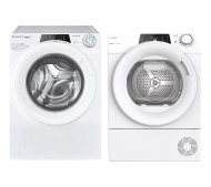 Candy pralka RapidO RO 1496DWMT/1-S + suszarka RapidO RO4 H7A2TEX-S Slim 46,5cm 7kg