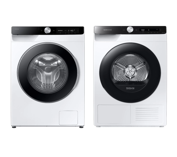 Samsung pralka WW90DG6U25LKU4 9kg 1400obr/min + suszarka DV90T5240AE Optimal Dry AI Control 60cm 9kg