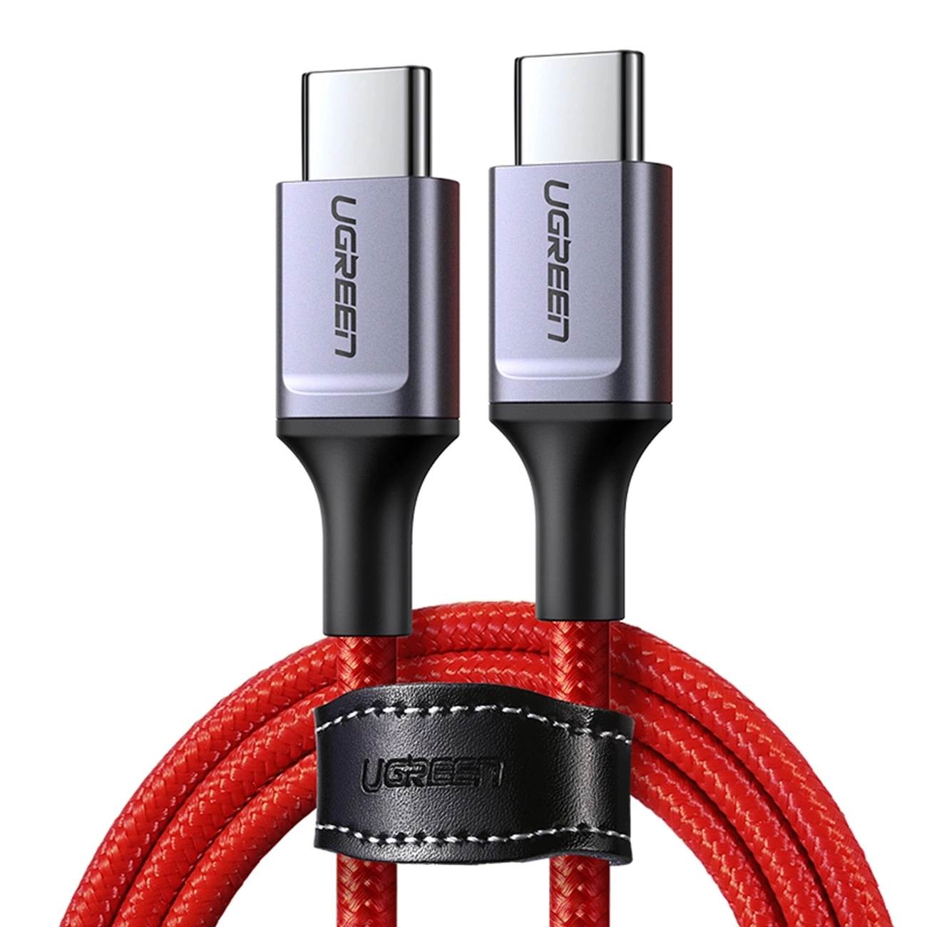 Kabel UGREEN US294 USB-C do USB-C 3A 480 Mbps 1m Czerwony