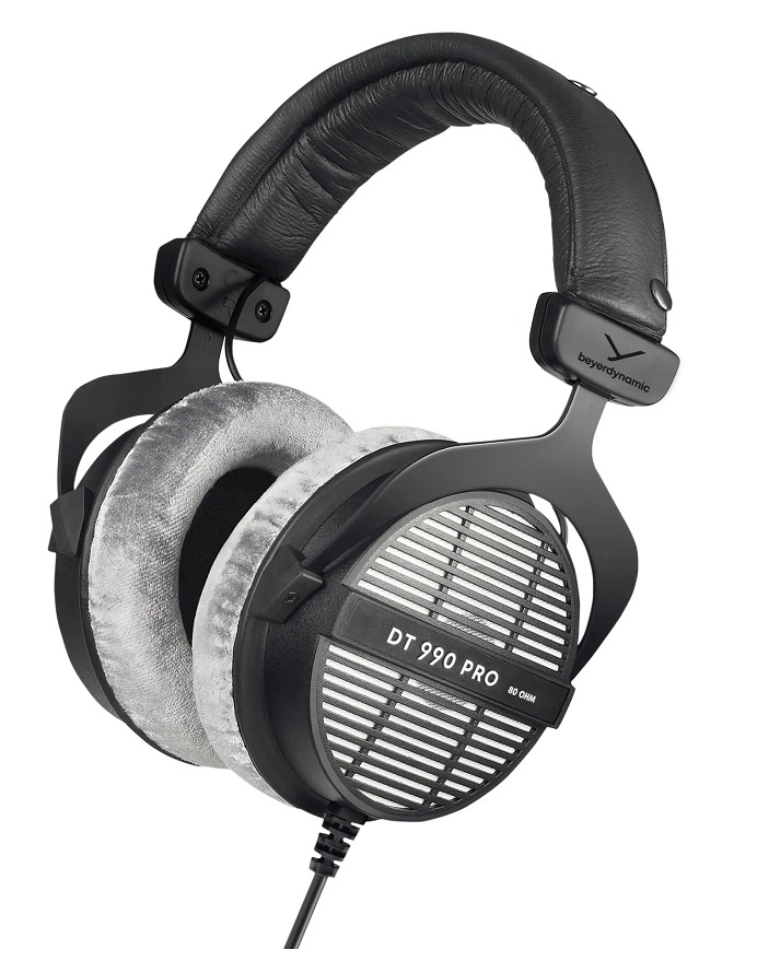 Słuchawki przewodowe Beyerdynamic DT 990 PRO 80 Ohm Nauszne Srebrny