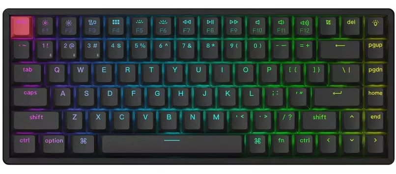 Klawiatura mechaniczna Keychron K2 Version 3 RGB Super Banana Czarny