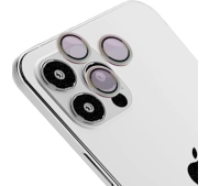 Bizon na aparat z aplikatorem Snap Lens do iPhone 12 Pro Max srebrna ramka