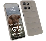 Bizon Tur do Motorola Moto G15/G15 Power Jasnoszary