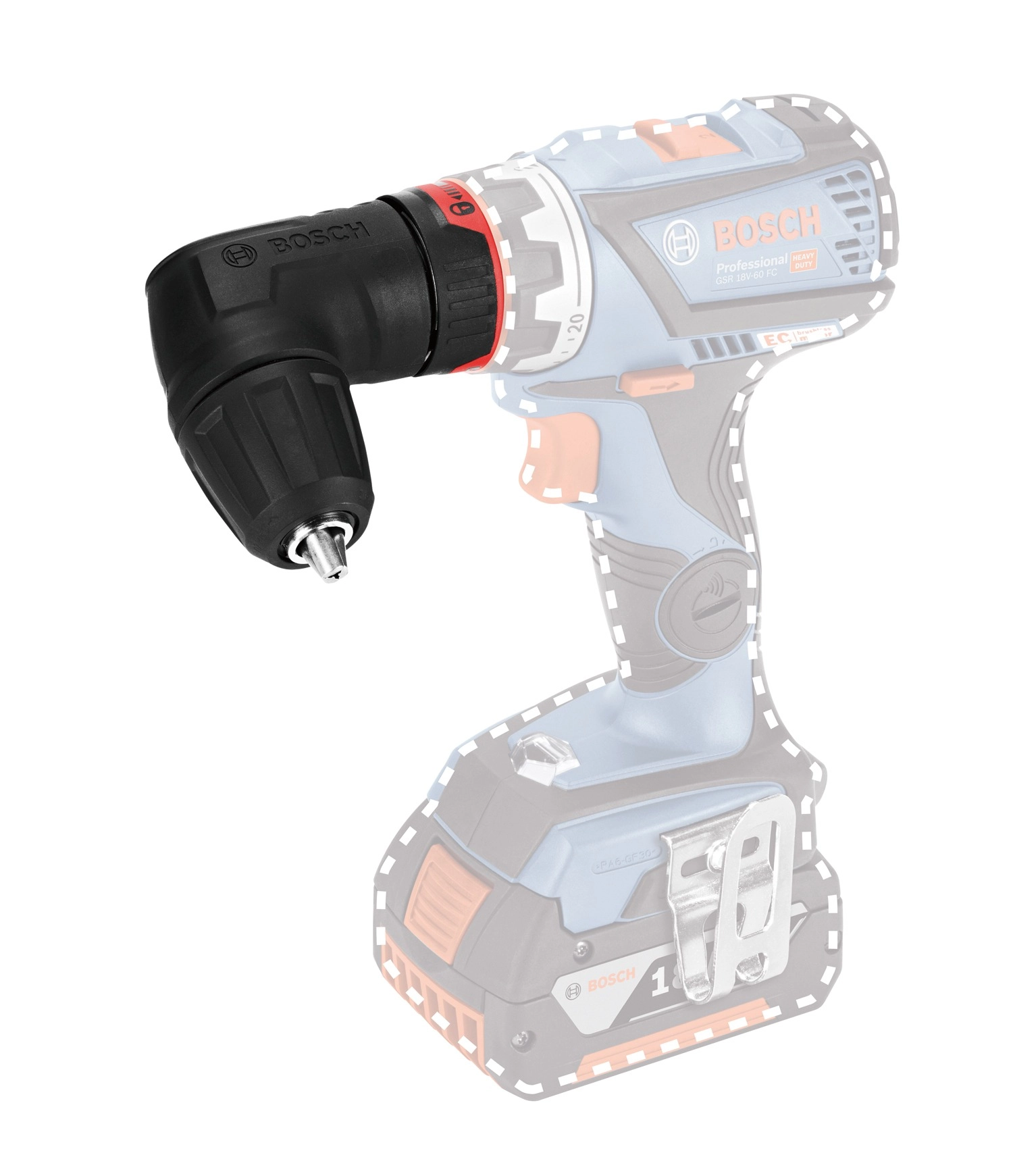 Uchwyt Bosch Professional GFA 18-WB 1 600 A00 1SK