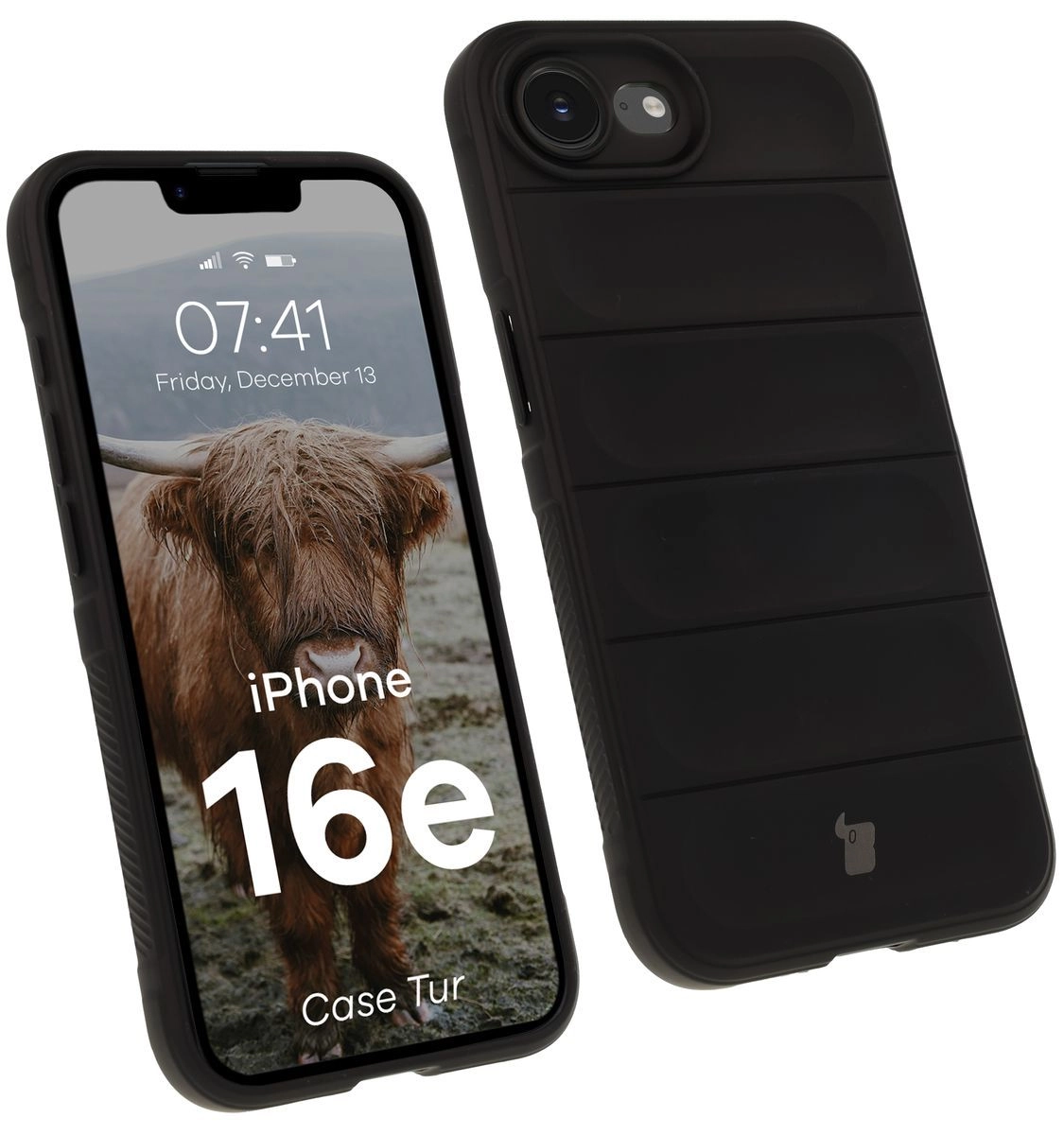 Etui Bizon Tur do iPhone 16e Czarny