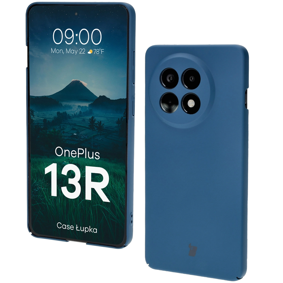 Etui Bizon Łupka do OnePlus 13R Niebieski