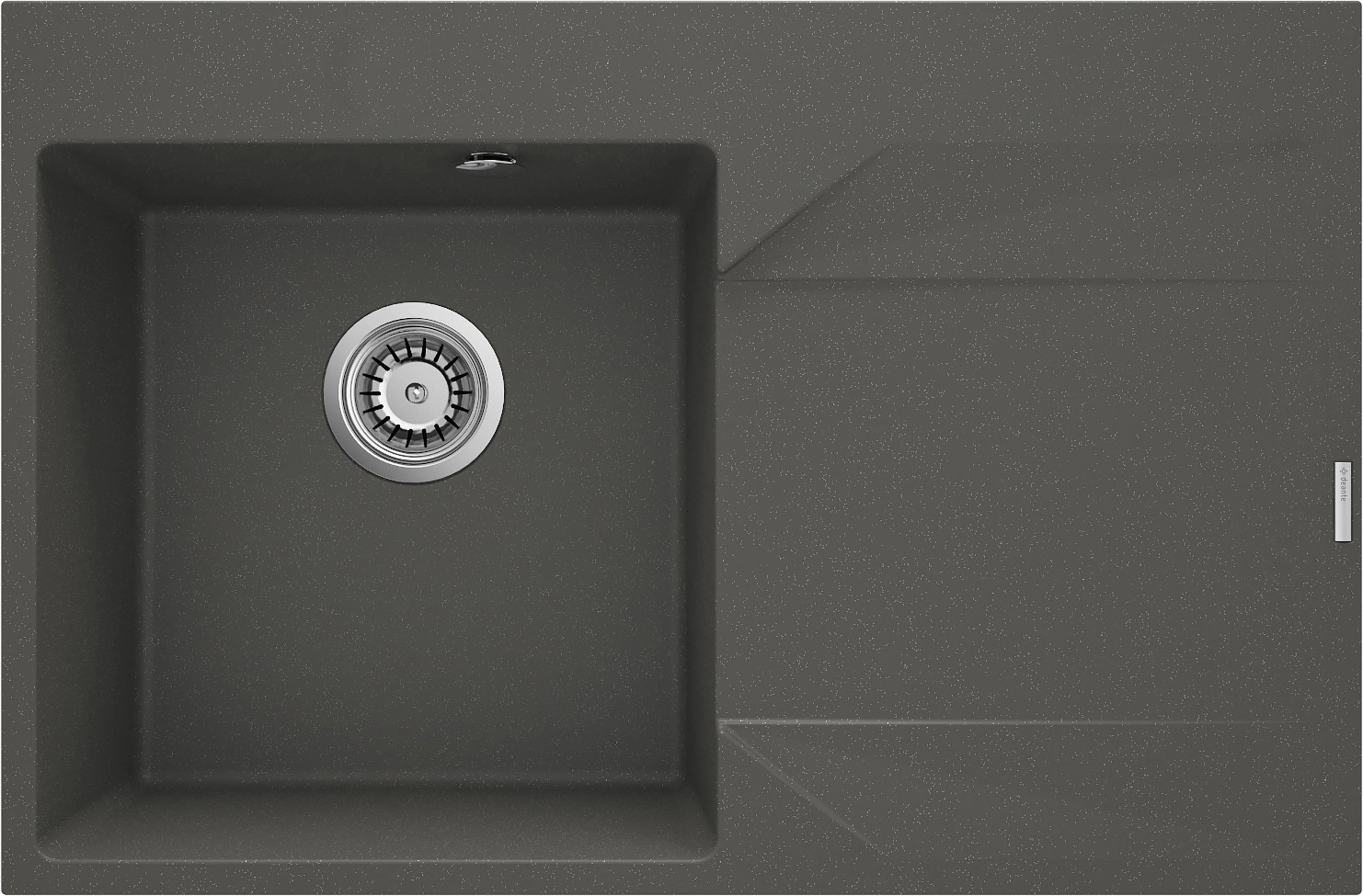 Zlewozmywak Deante Evora ZQJ_T11P Granitowy Antracytowy