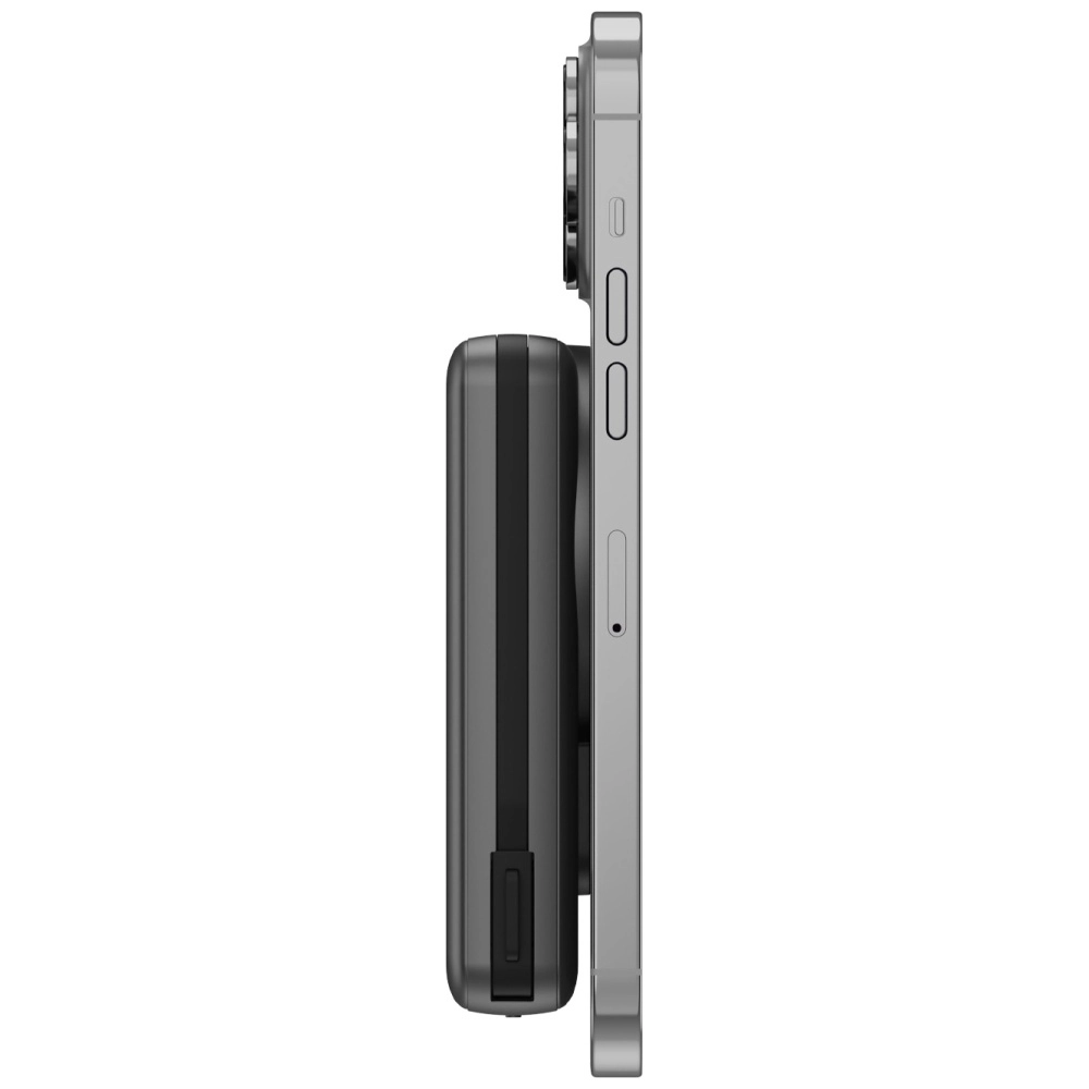 Powerbank Energea MagPac Pro Plus 10000mAh Wbudowany kabel USB-C PD 20W Qi2 MagSafe 15W Szary