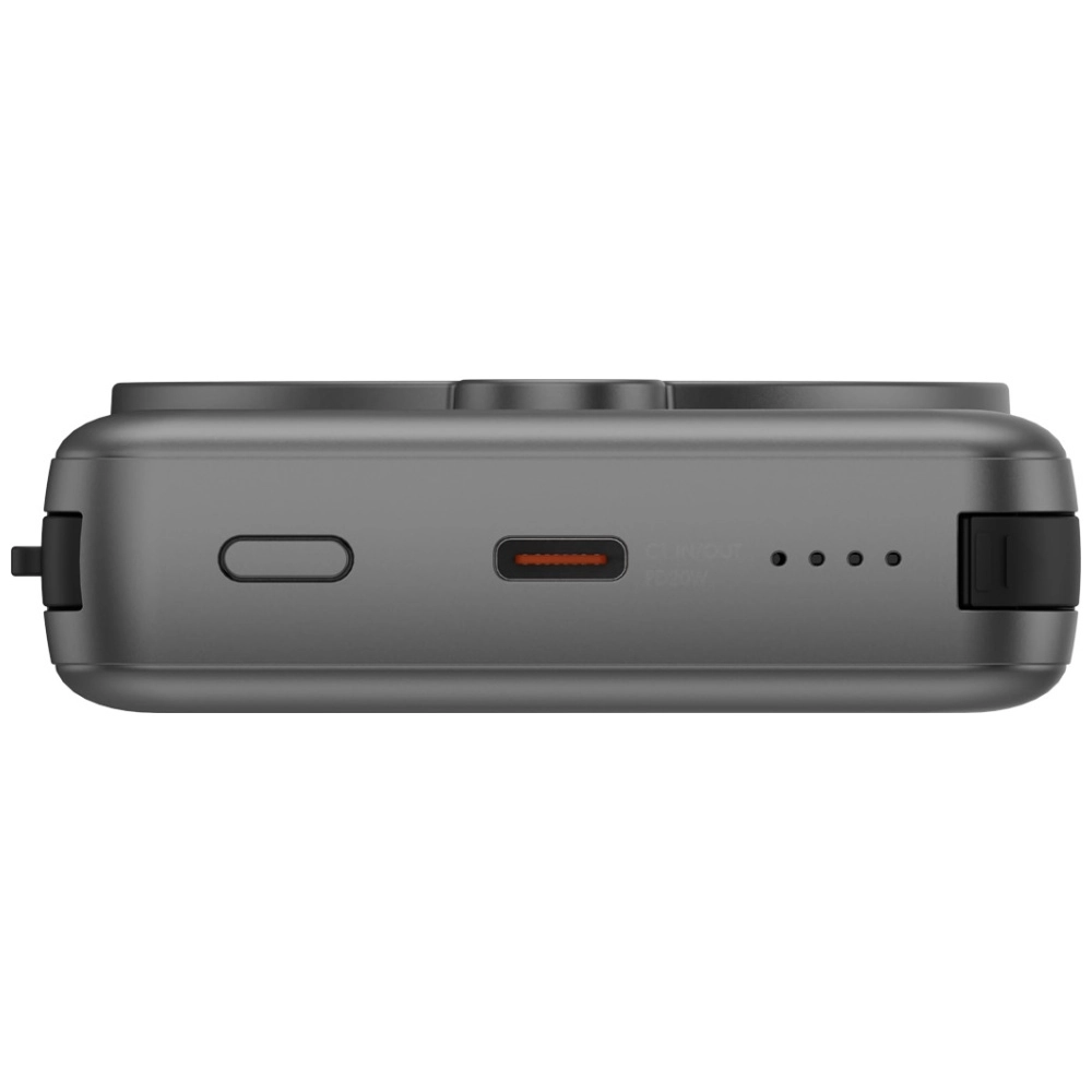 Powerbank Energea MagPac Pro Plus 10000mAh Wbudowany kabel USB-C PD 20W Qi2 MagSafe 15W Szary