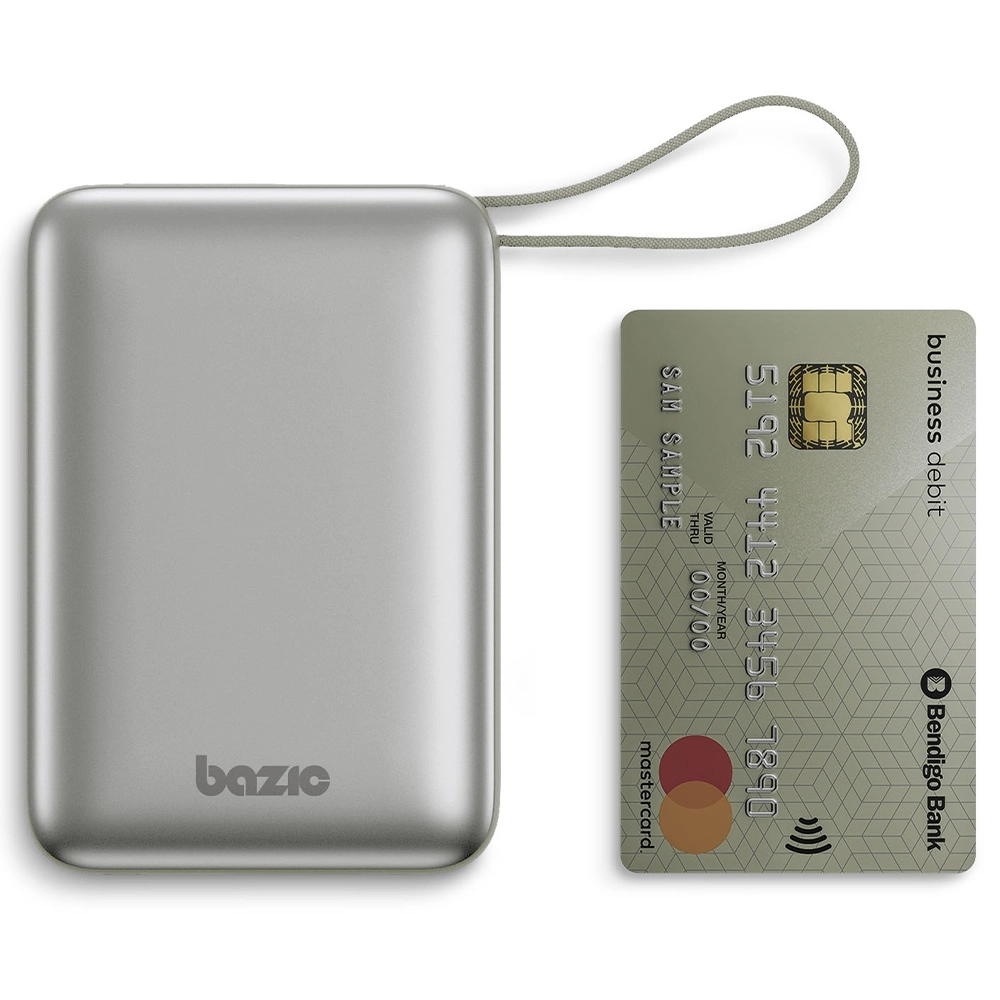 Powerbank Bazic Fusion Mini 20000mAh Wbudowany kabel USB-C/Lightning PD20W Szary