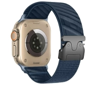 Beline do Apple Watch Oblique Parachute buckle 42/44/45/49mm Granatowy