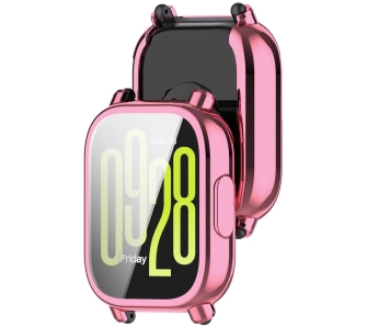 Nakładka na tarczę Bizon Felipe do Xiaomi Redmi Watch 5 Active różowy