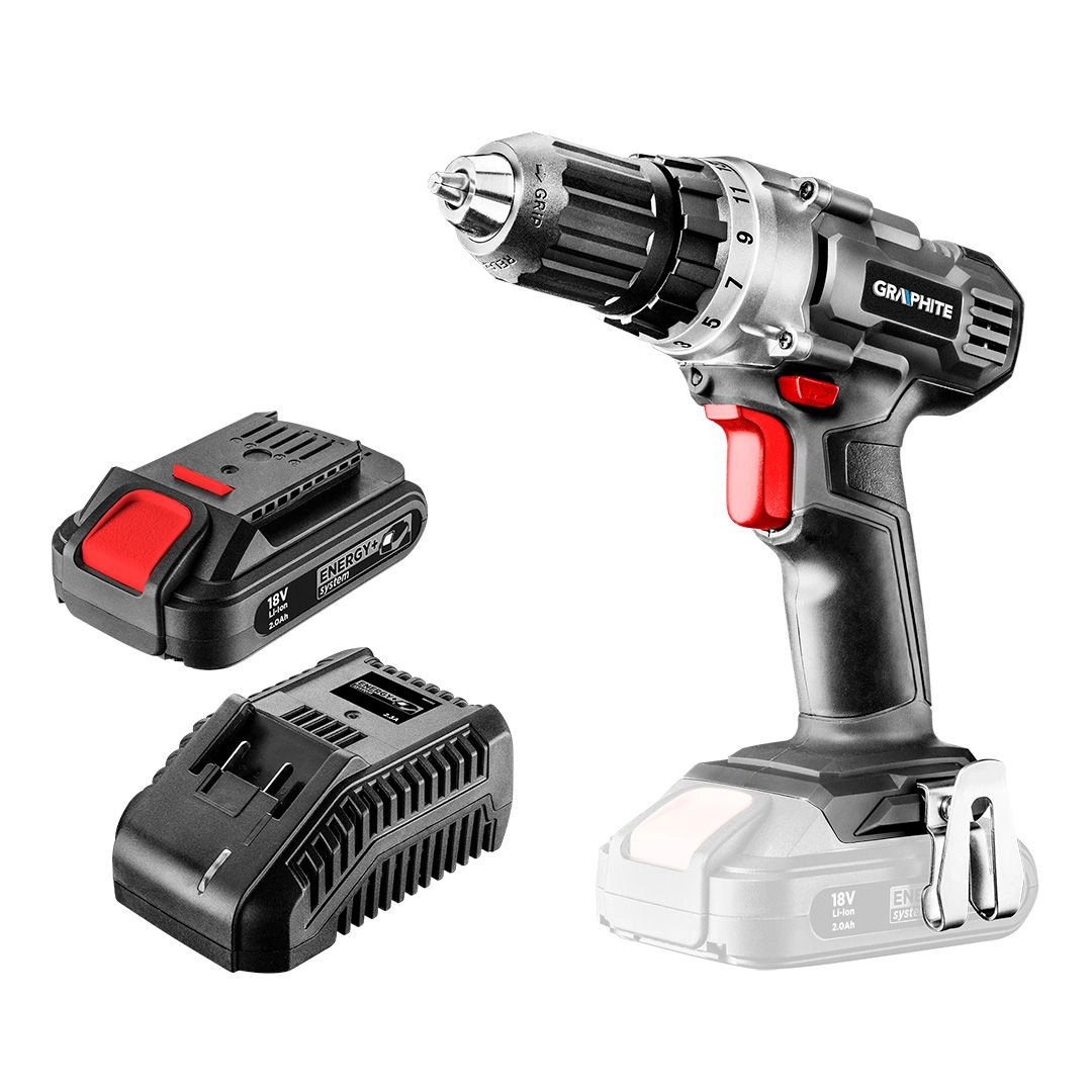 Wiertarko-wkrętarka Graphite 58G000-SET1