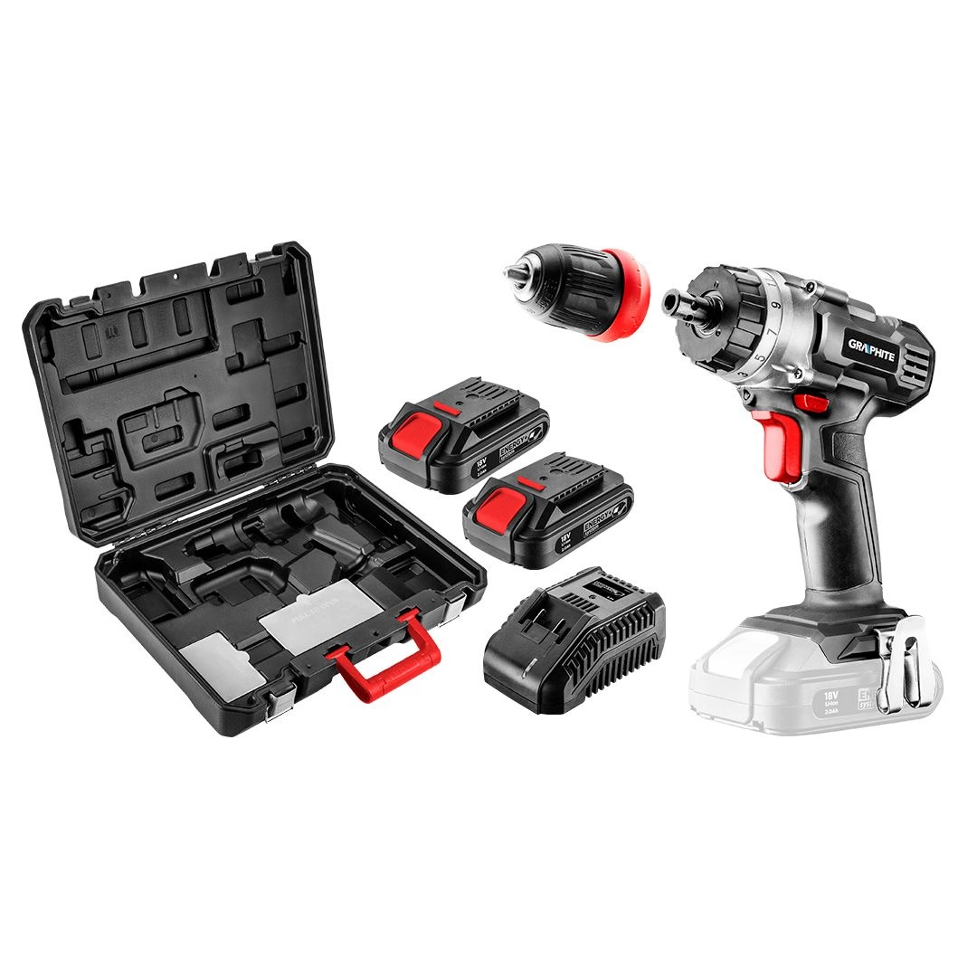 Wiertarko-wkrętarka Graphite 58G022-SET2
