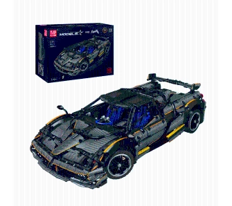 Model do składania Mould King Klocki Konstrukcyjne Samochód Huayra Hyper (13182)