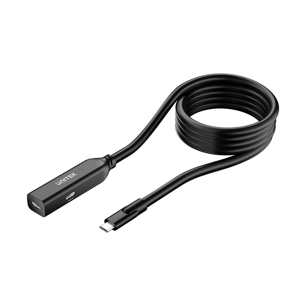 Przedłużacz Unitek U1335ABK01 USB-C 10Gbps 5m Czarny