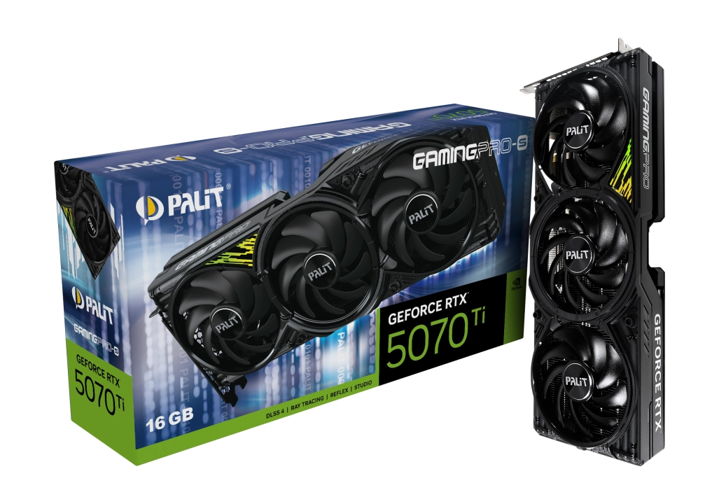 Karta graficzna Palit GeForce RTX 5070 Ti GamingPro-S 16GB GDDR7 256bit DLSS 4