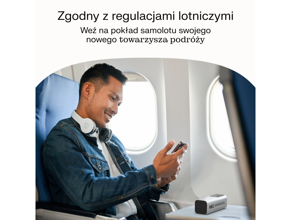 Powerbank Green Cell PowerPlay Ultra PBGC25UD 25200mAh 140W Srebrny