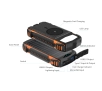 Powerbank solarny 4smarts TitanPack Rugged UltiMag 20000mAh 20W Czarno-pomarańczowy
