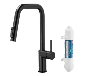 Bateria KFA Armatura Duero Pure Style Black 6623-312-81 Czarny Stal szlachetna