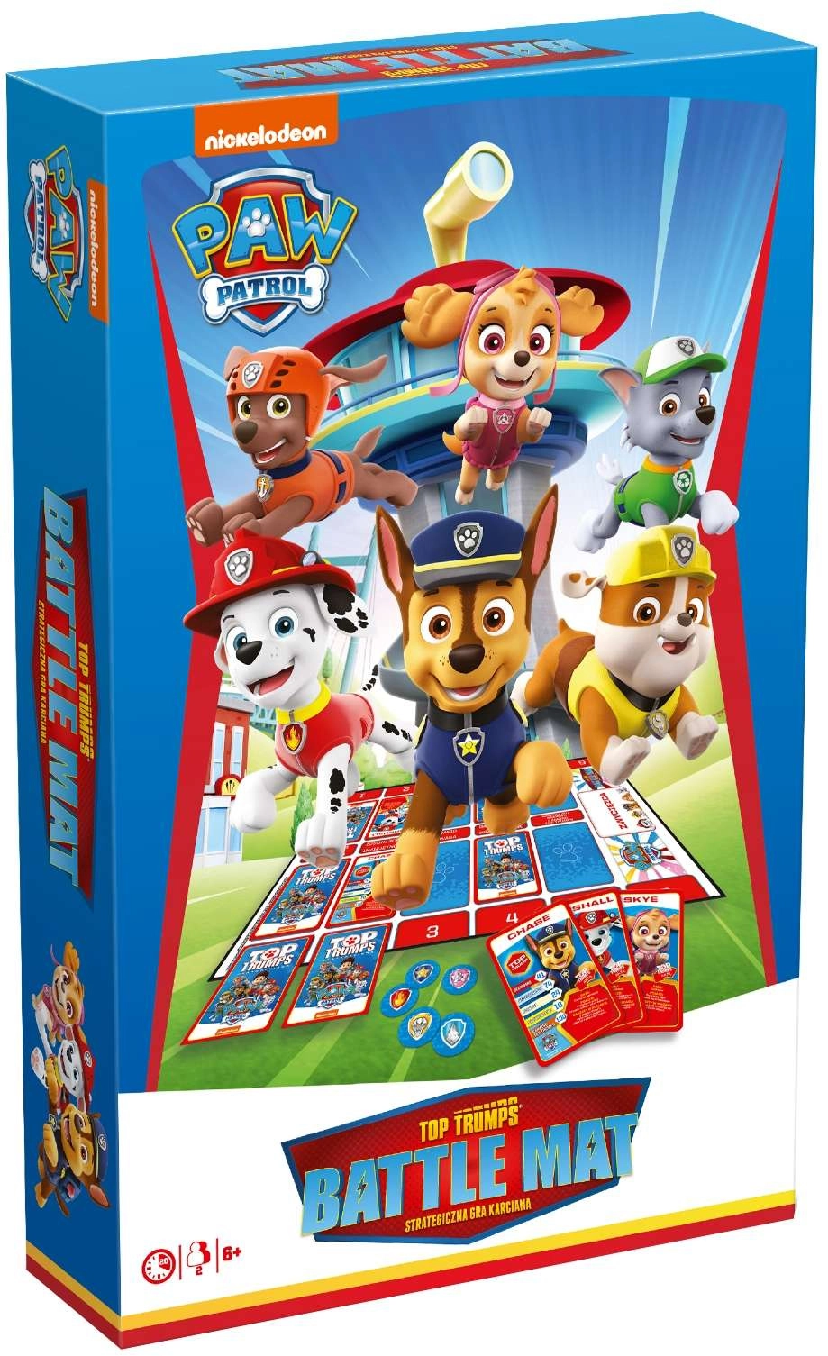 Gra karciana Top Trumps Bitwa Psi Patrol