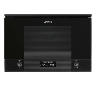 Kuchenka mikrofalowa Smeg MP122B3 Grill Czarny