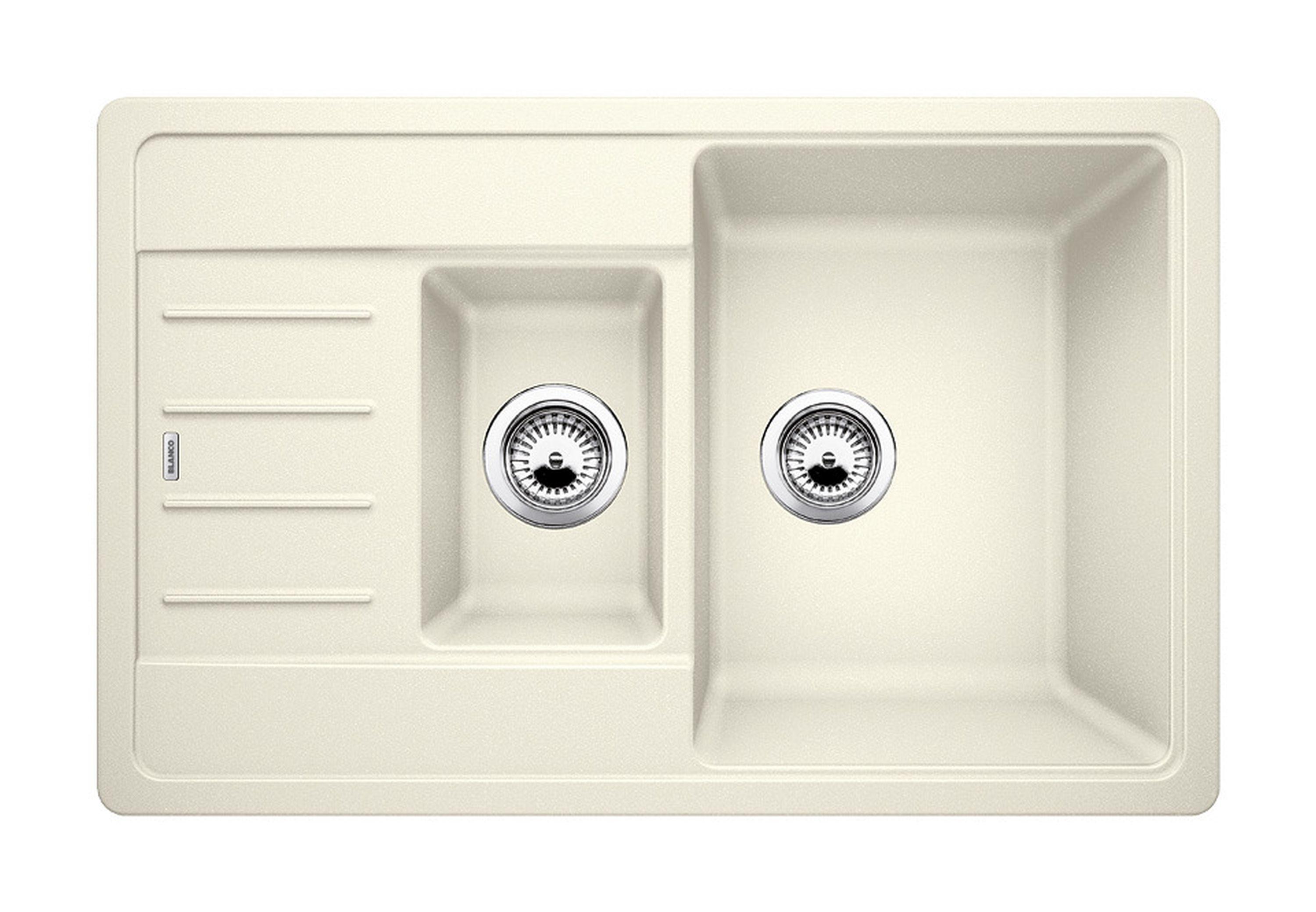 Zlewozmywak Blanco LEGRA 6 S Compact 521305 - jaśmin - granitowy - wpuszczany w blat - ociekacz