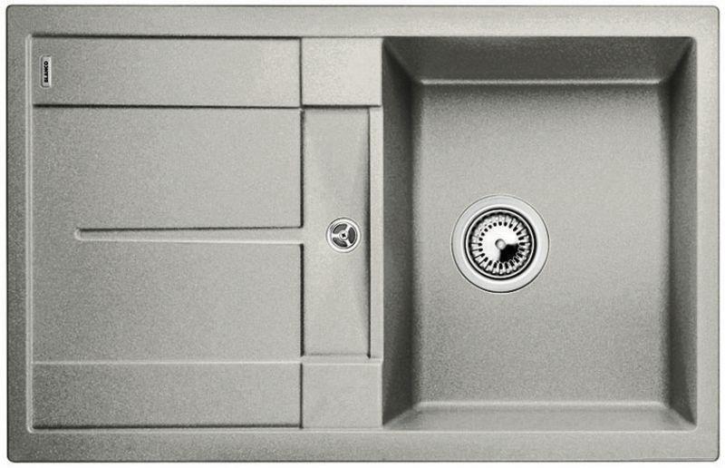 Zlewozmywak Blanco METRA 45 S 520567 - perłowoszary - granitowy - wpuszczany w blat - ociekacz
