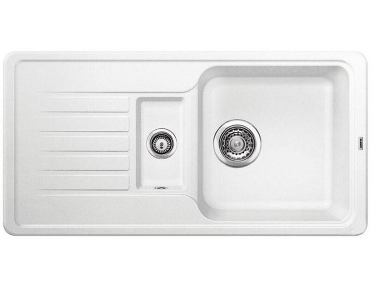 Zlewozmywak Blanco FAVOS 6 S 521416 - biały - granitowy - wpuszczany w blat - ociekacz