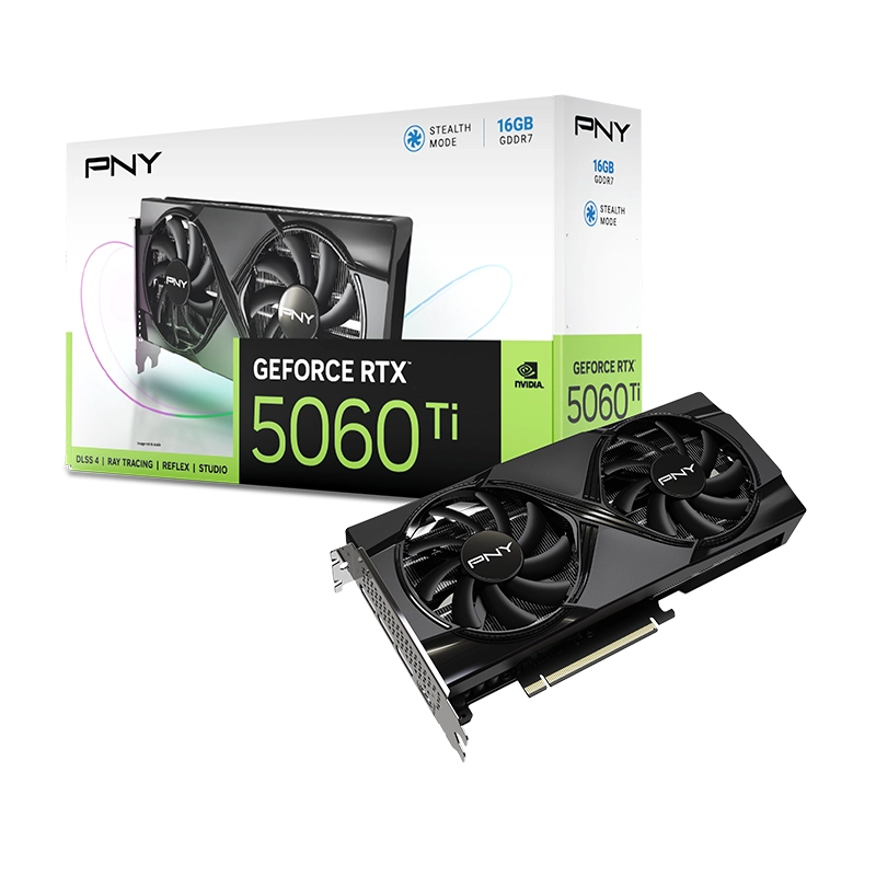 Karta graficzna PNY GeForce RTX 5060 Ti Dual Fan 16GB GDDR7 128bit DLSS 4