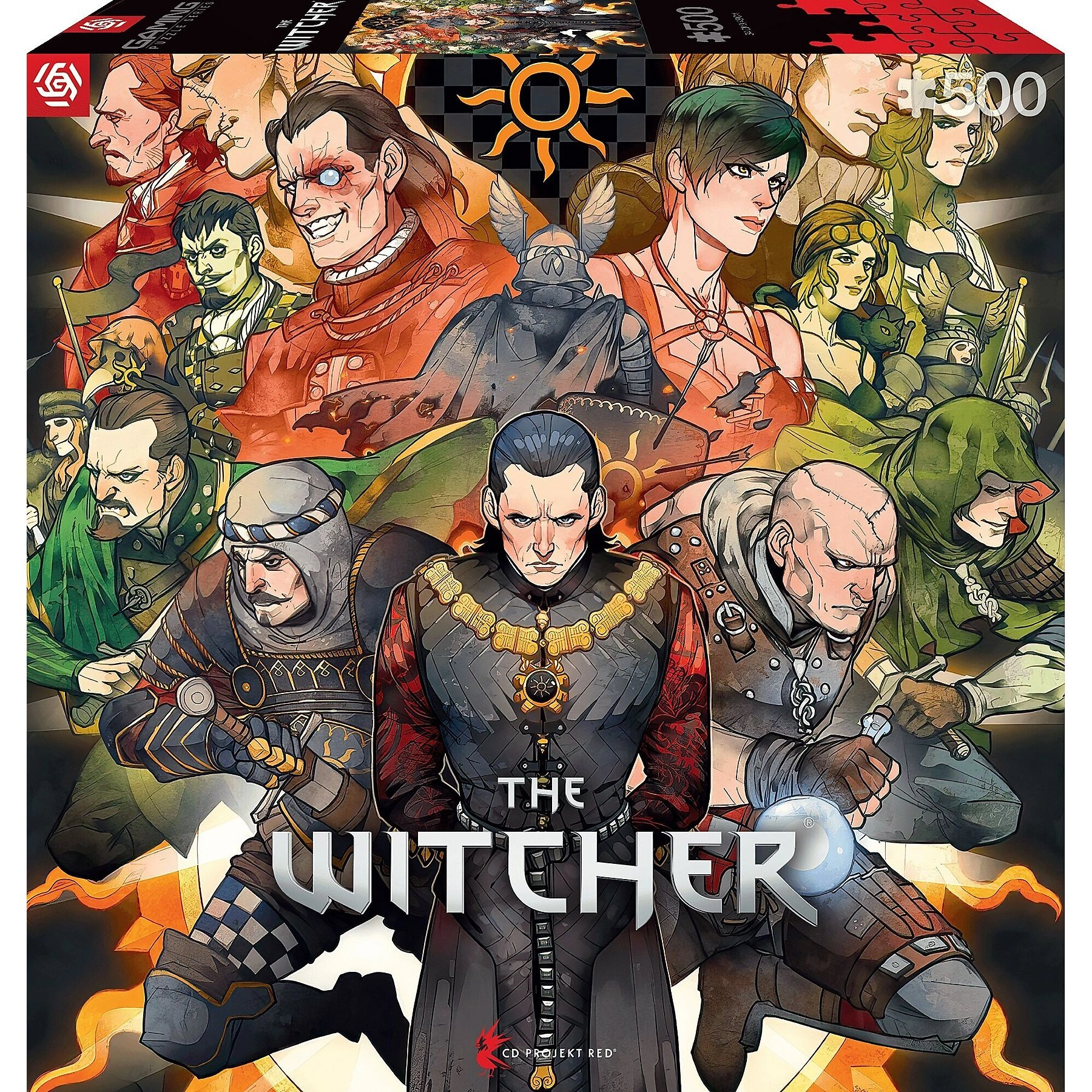 Puzzle Good Loot Wiedźmin Nilfgaard 500 elementów