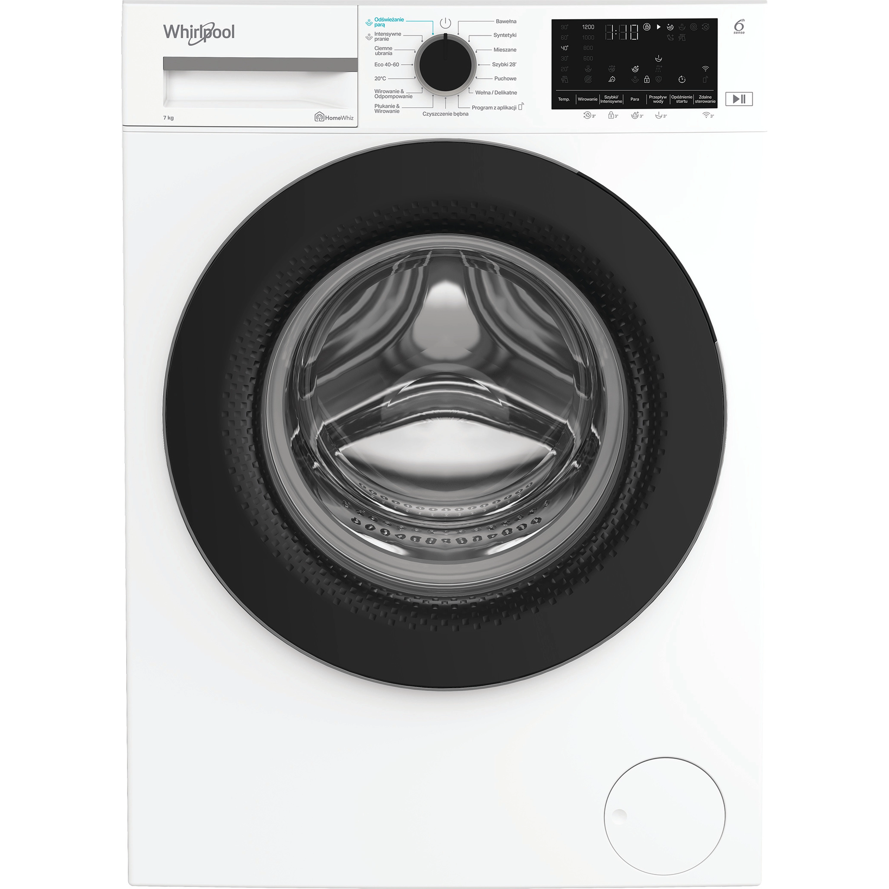 Whirlpool WAM 762WB PL 7kg 1200obr/min Zdalne sterowanie