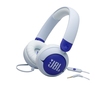 Słuchawki przewodowe JBL Junior 320 Blue Nauszne Mikrofon Niebieski