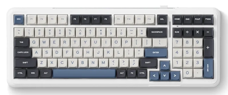 Klawiatura mechaniczna MCHOSE K99-3A Hyacinth Switch Biały