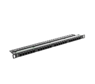 Lanberg PPU5-0024-B 24 PORT 0.5U 19" KAT.5E UTP Czarny