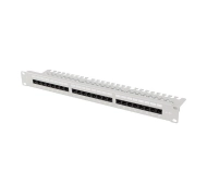 Lanberg PPUA-1124-S 24 PORT 1U 19" KAT.6A UTP Szary