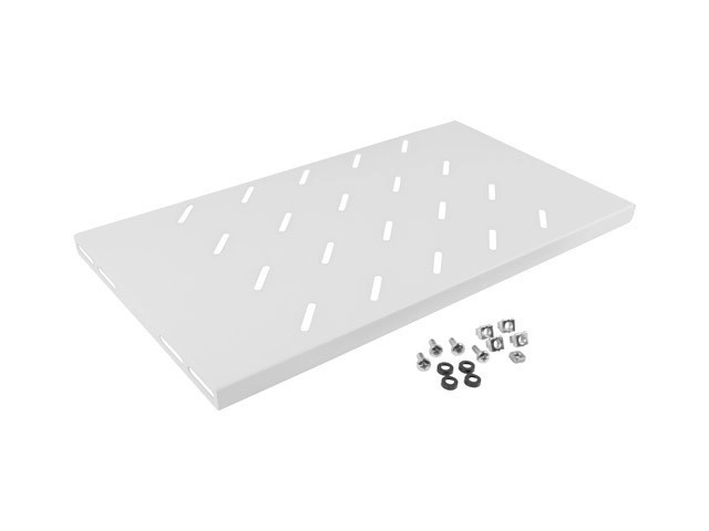 Półka Lanberg AK-1001-S do Szaf 19" 450mm Szara