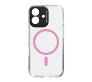 case&me Magcolor do iPhone 17 Przeźroczysto-różowy