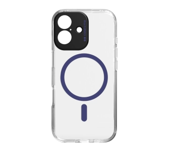 Etui case&me Magcolor do iPhone 17 Przeźroczysto-niebieski