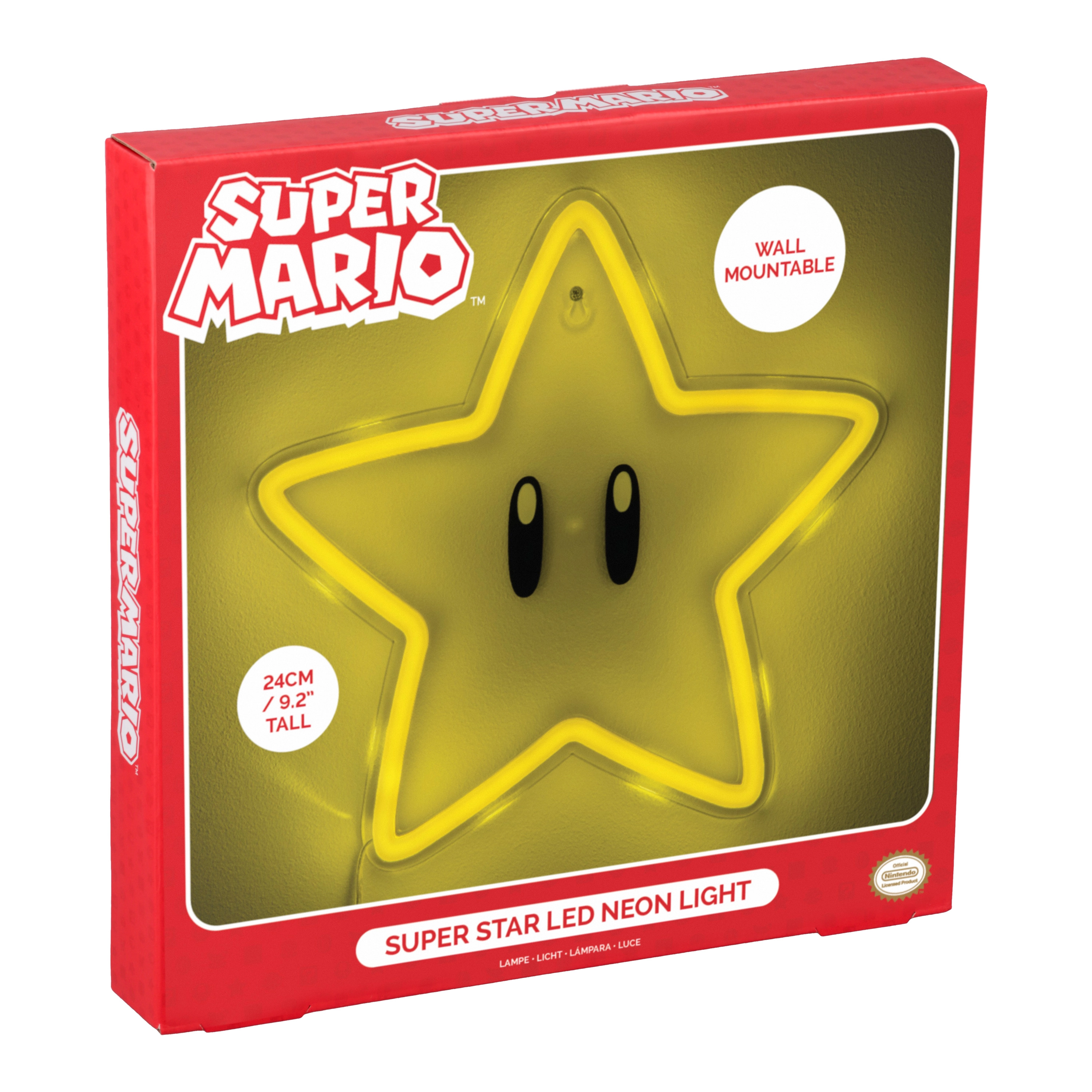 Lampka Paladone Super Mario Super Star LED Neon Light