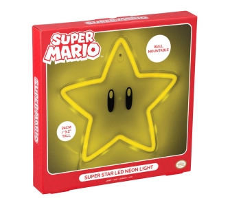 Lampka Paladone Super Mario Super Star LED Neon Light