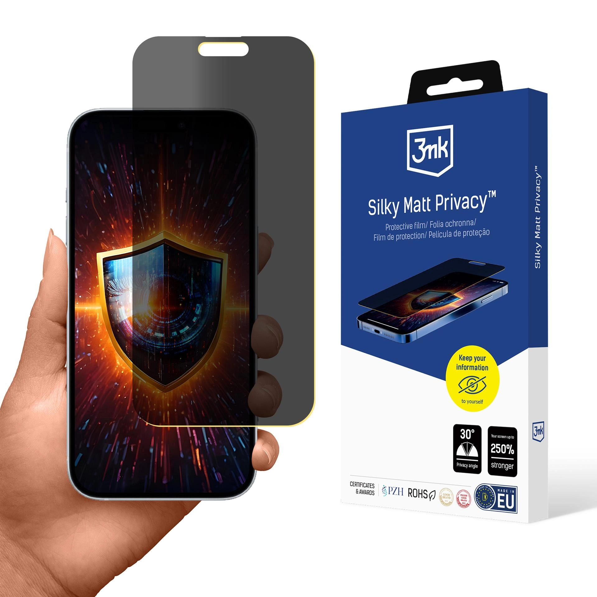 Folia ochronna 3mk Silky Matt Privacy do Apple iPhone 17 Pro