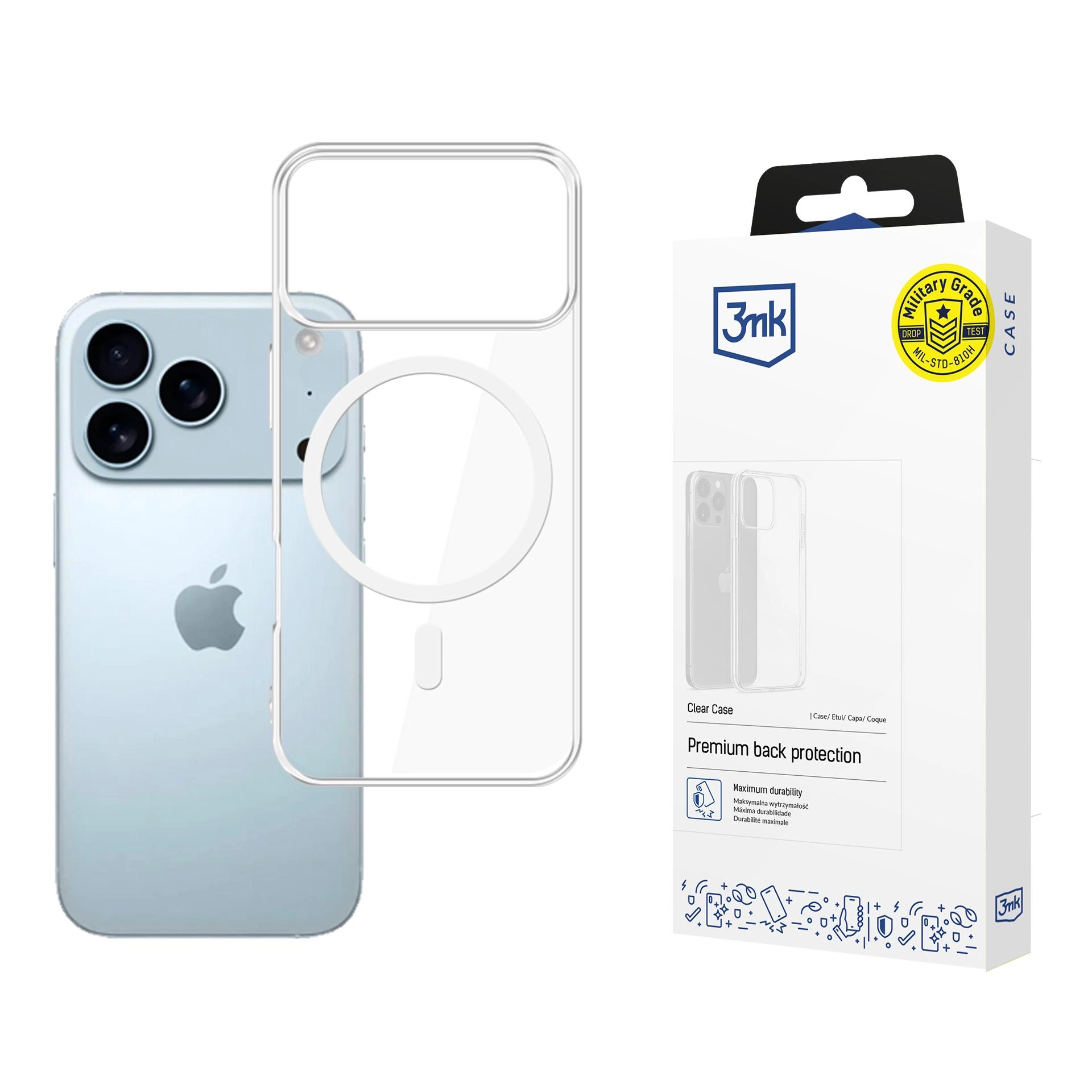 Etui 3mk Clear MagCase do Apple iPhone 17 Pro Max
