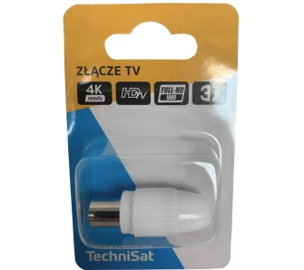Wtyk antenowy TechniSat 0000/3361 Złącze TV żeńskie plastikowe